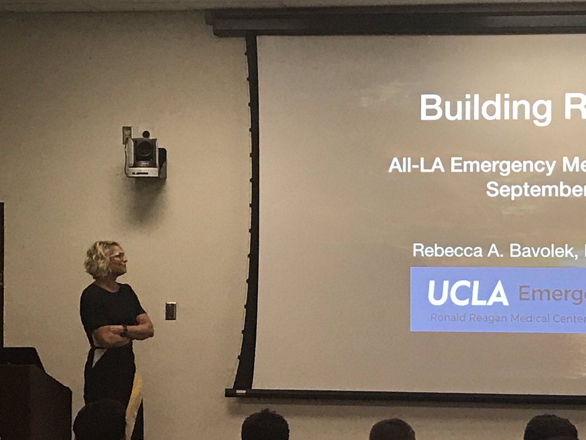 UCLAEMRes's tweet photo. UCLA EM PD @rbavs despite eating nails for breakfast needs to take a step back &amp; think about her wellness. #emconf #wellness #AllLA https://t.co/7Bq5rnCoTm