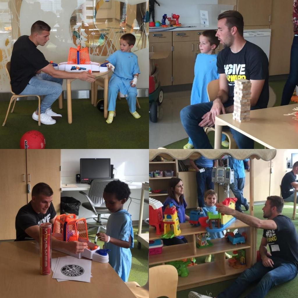 A big thanks to <a href="/columbuscrewsc/">CCSC</a> players, <a href="/brad_stuver/">Brad Stuver</a> and  <a href="/cmalpsu5/">Connor Maloney</a> for stopping by for a visit yesterday!