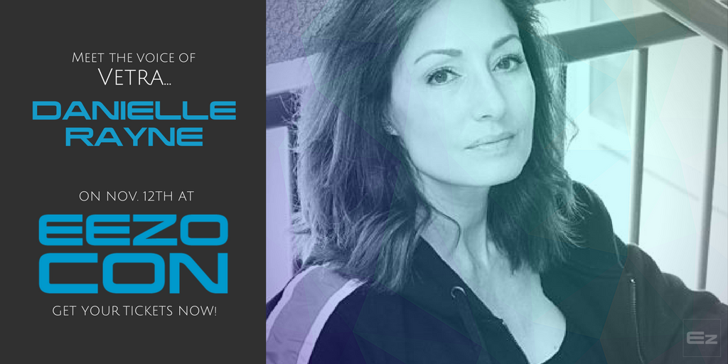 We're thrilled that <a href="/DanielleRayne/">Danielle Rayne</a> will be at #EezoCon. Buy your tickets now &amp; meet the voice of #Vetra! eezocon.com #MassEffect