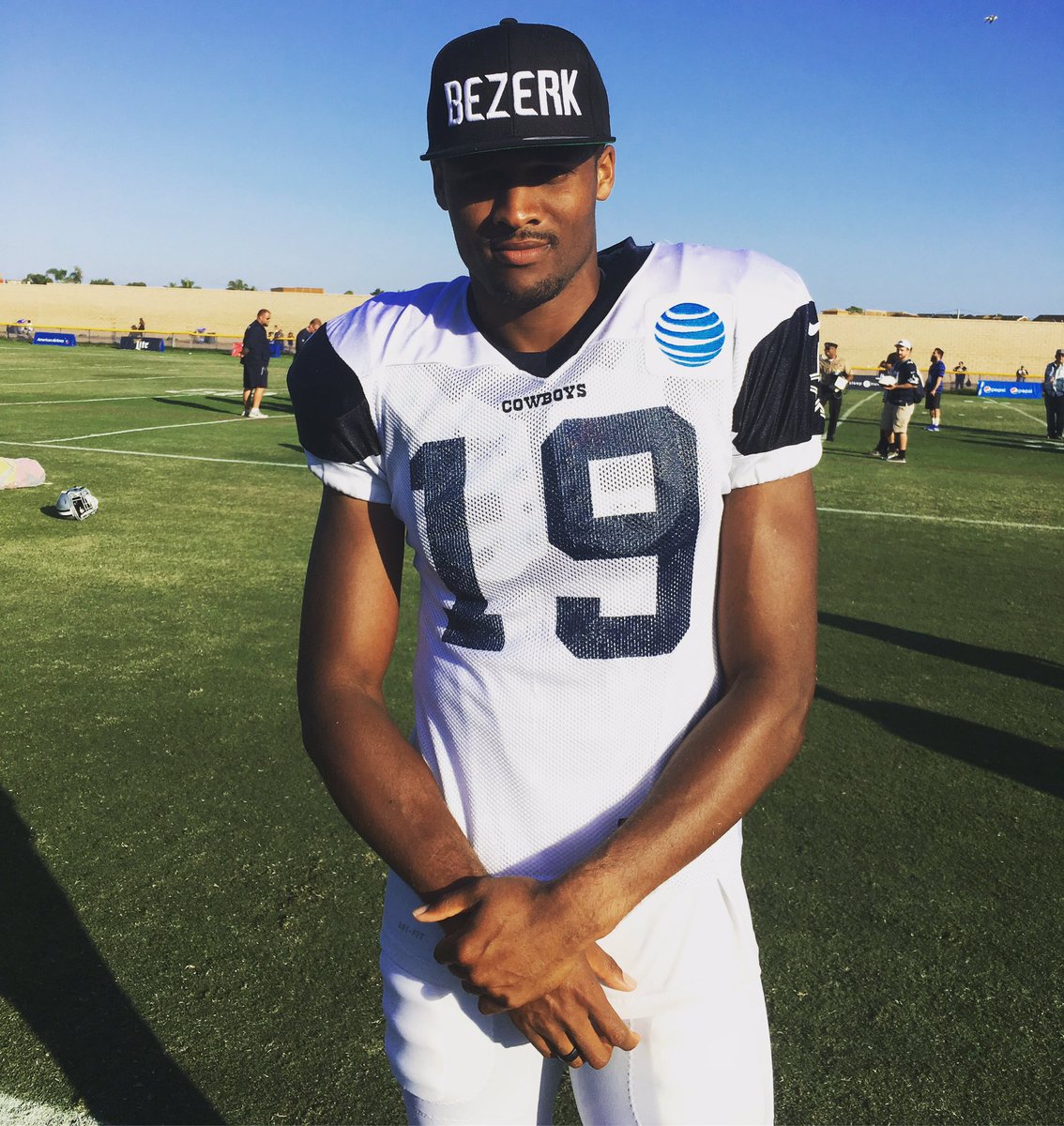 BezerkApparel's tweet photo. #tbt In honor of football season starting today here is @Brice_Butler rocking our SnapBack #gobezerk https://t.co/Lk1NONI76k