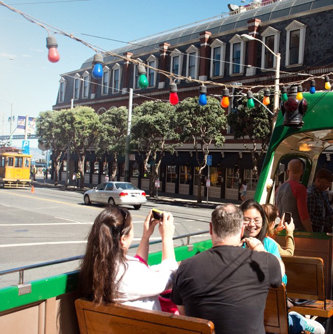 Free rides on the boat tram &amp; other vintage vehicles, this Sat &amp; Sun at #MuniHeritage. Celebrate 100yrs of #sfmuni bus service 1917-2017!