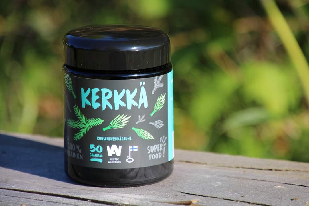 KERKKÄ Spruce Sprout Powder v2.0 jas been launched! Now in a egological glass jar to savour the aroma better! Like it?
