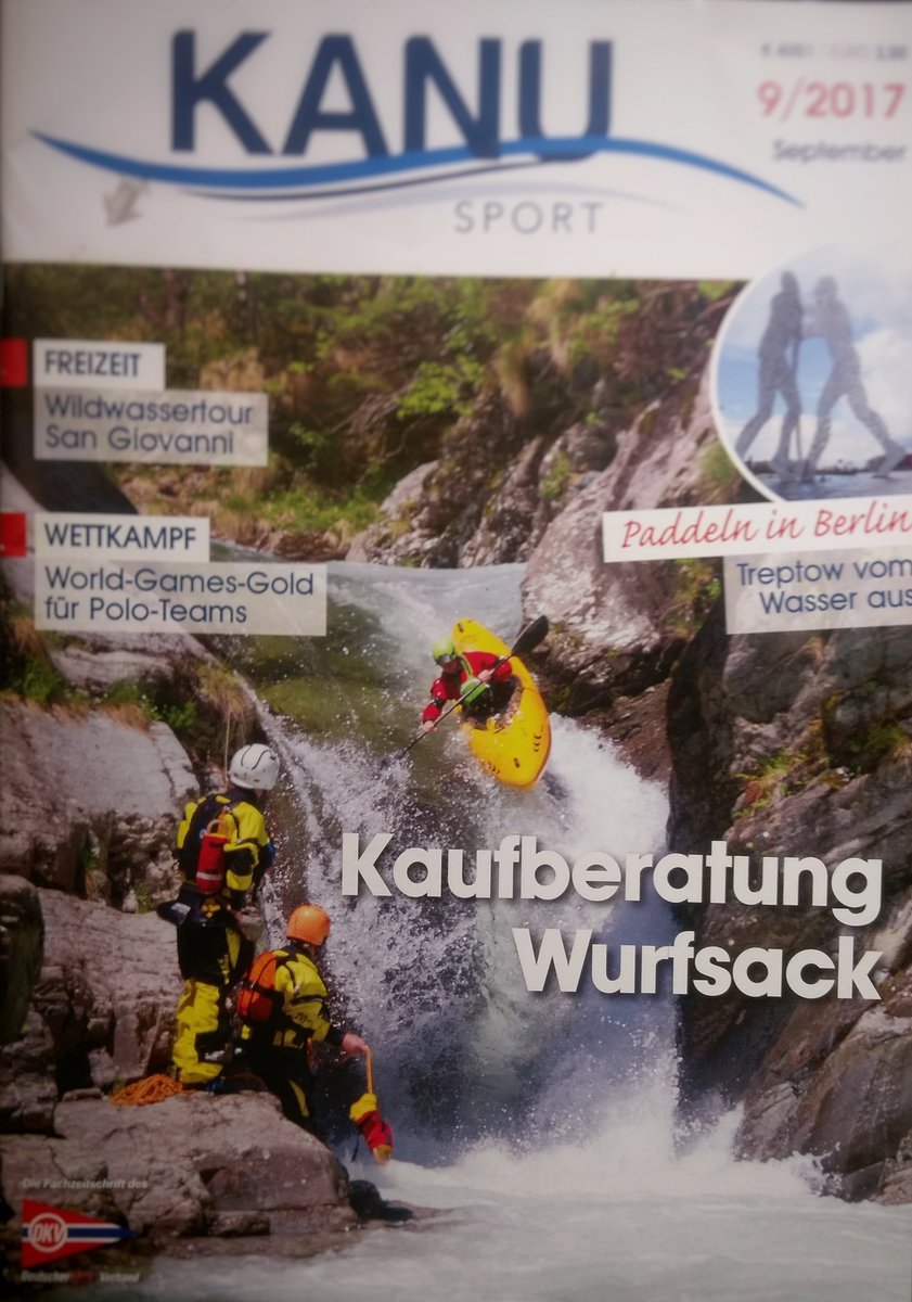 Der Aufmacher in der neuen #Kanusport: <a href="/dsvisionde/">DS Vision</a> hilft beim Finden des richtigen Wurfsacks für deine Bedürfnisse. Zuerst auf <a href="/kajakplus/">Kajak+</a>