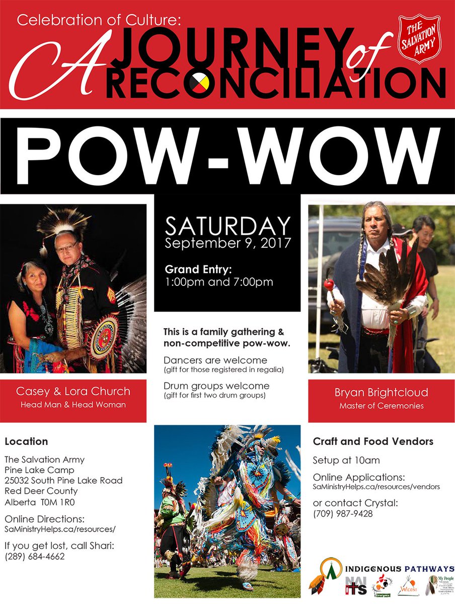 tsaedmonton's tweet image. The Salvation Army are partnering with #IndigenousPathways to host a family gathering &amp;amp; Pow Wow this weekend. ow.ly/dO3Q30eZ1FT #YEG