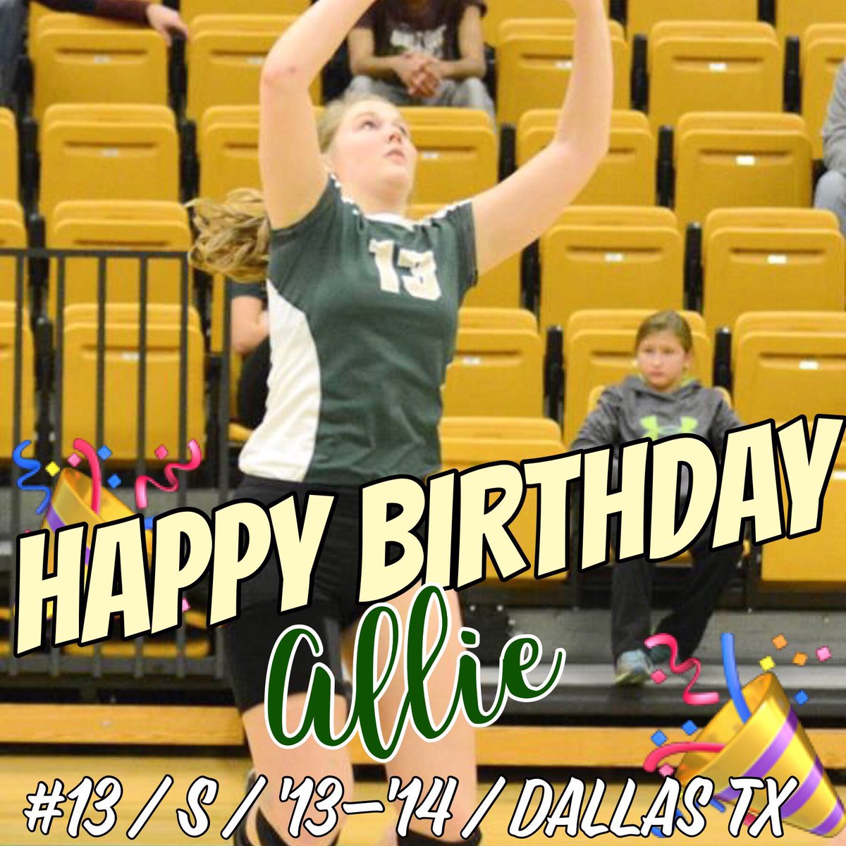 MINERS_WVB's tweet photo. HAPPY BIRTHDAY today to frm. #MinerVB S @AlliePlunk &amp; frm. OH @Holly_Tarvin! Hope you both have a wonderful day!! #happybirthday 🎂🎁🏐 https://t.co/tLifsX9BDb