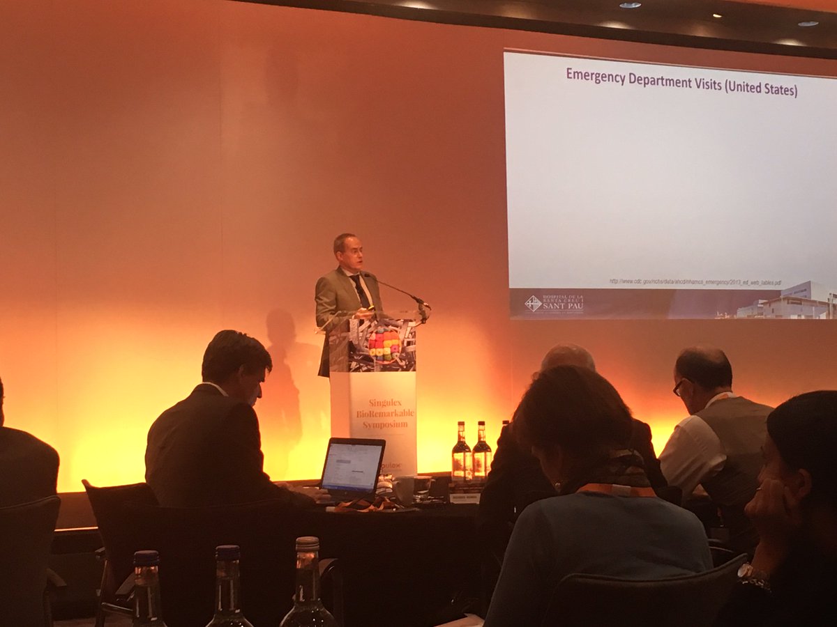 Singulex's tweet photo. Alex Sionis presents his research: Myocardial Ischaemia Rule Out in Chest Pain Patients Presenting to Emergency Department #BioRemarkable https://t.co/tUxVE80VEr