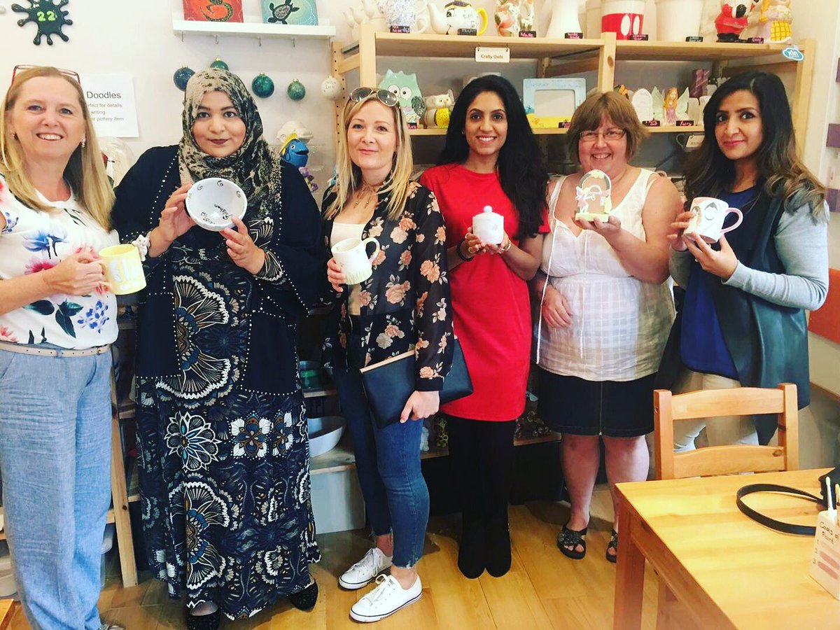 <a href="/ridingscentre/">The Ridings Centre</a> Have you thought about pottery painting at your monthly events? Could be great