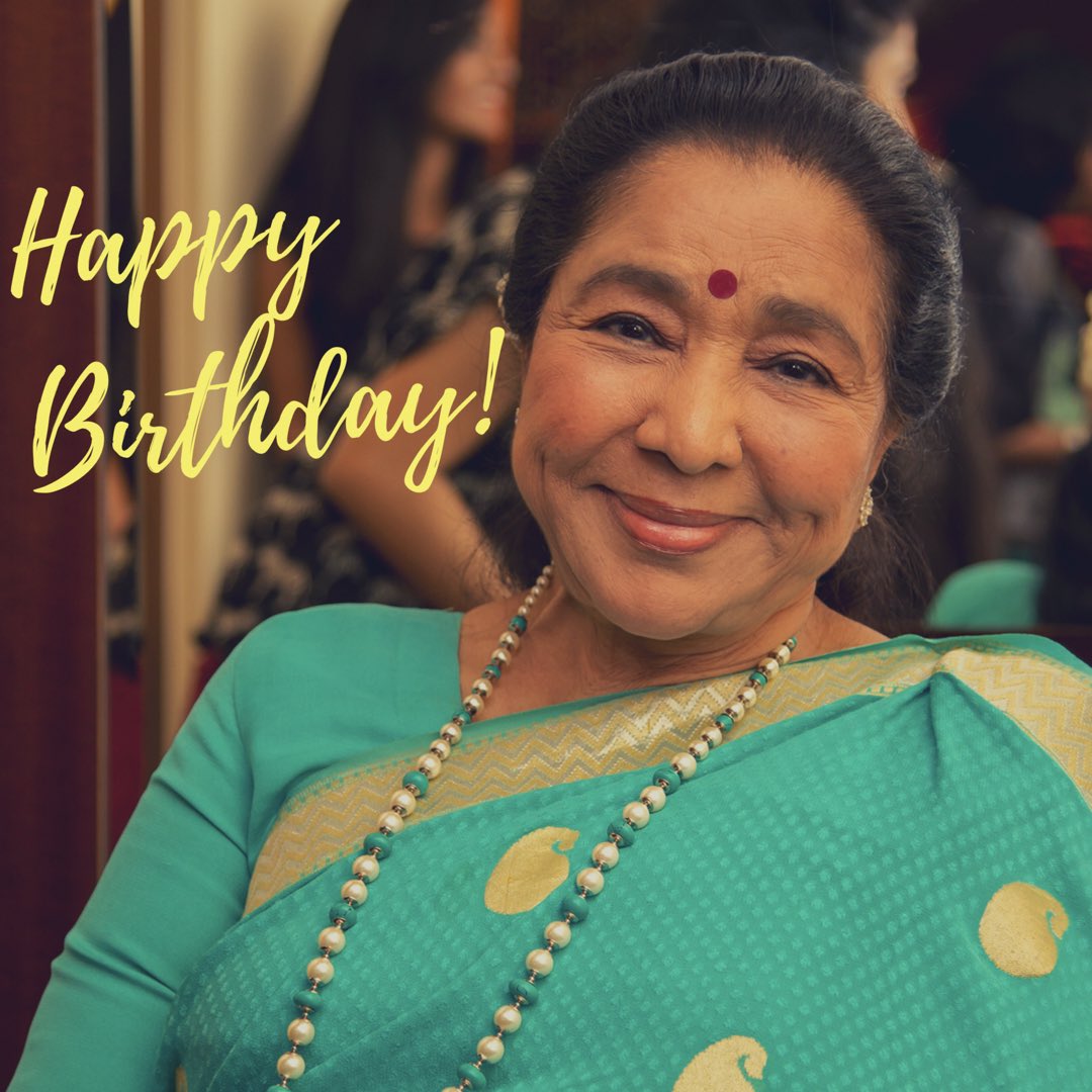 Happy Birthday Asha Bhosle ji 