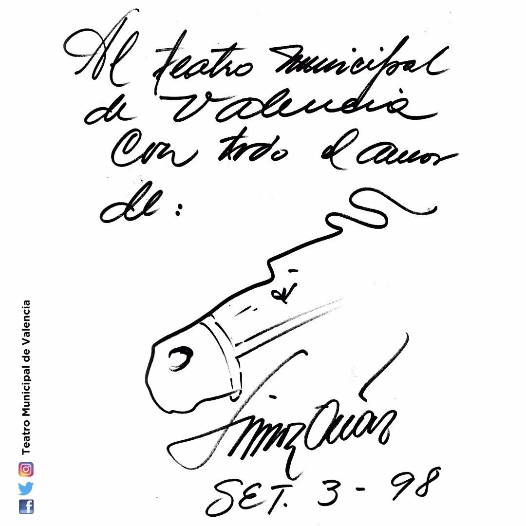 Hace 19 años el público valenciano tuvo el honor de presenciar un concierto del maestro Simón Díaz en nuestro Teatro Municipal de Valencia.