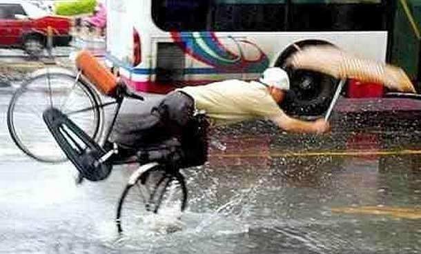 PolkaBikes's tweet photo. Buy a #Polka they said. It will be fun they said. Are you riding your #bikes in the #September showers? We still #… https://t.co/LXWLjZCDi6 https://t.co/GQutQD0HbD