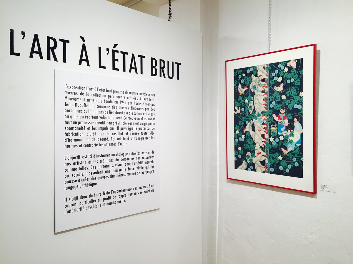 Le vernissage de l’expo «L’art à l’état brut», c’est ce soir! Venez découvrir les œuvres et les artistes dès 17 h! bit.ly/2ePlDo8