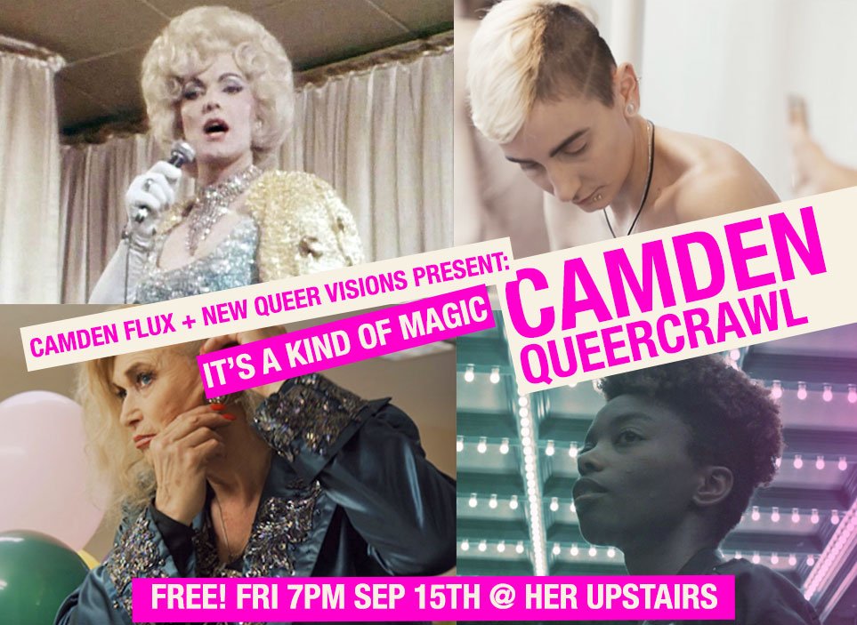 simonsavory's tweet photo. In one week! ✨ magical short films about magic queer people @ #HerUpstairs #Camden FREE #CamdenFlux #NewQueerVisions https://t.co/5nnfEAUxrG https://t.co/rzXT5WMjR6