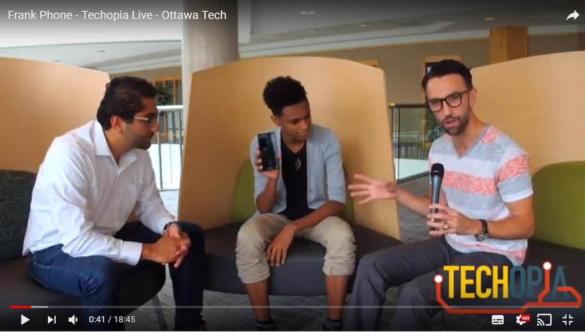 Have you heard? Frank. is a phone! youtube.com/watch?v=40jgPR…
#disruptivetech #OttawaInc #MadeinOttCity @techopiaOTT