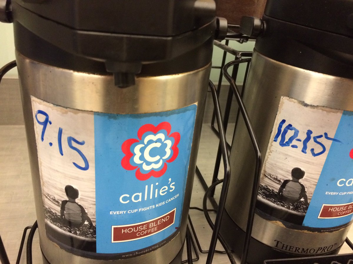 everbailey's tweet image. It appears 10:15 is the maximum caffeine saturation point in my office...