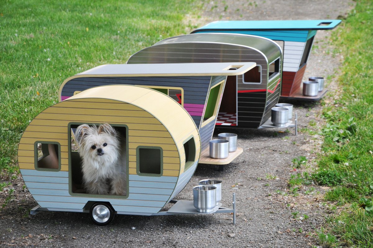 There's no reason your hairy friend should miss out!! Cool #camping and #glamping for pets! straightlinedesigns.com