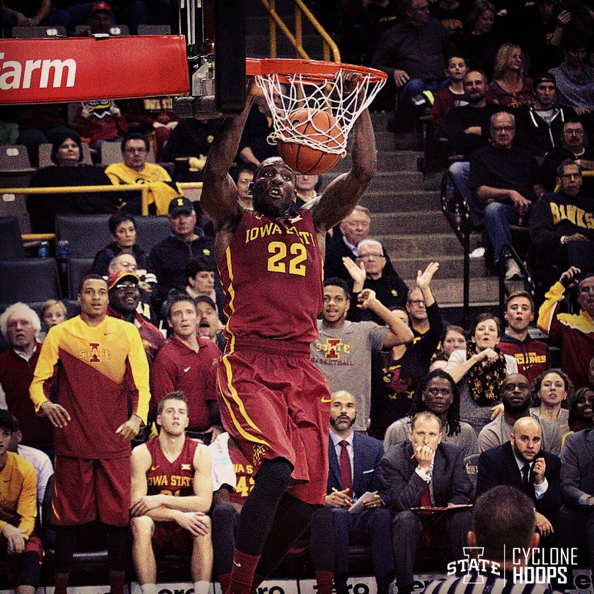 Iowa State Men’s Basketball (@cyclonembb) on Twitter photo It's rivalry week so #TBT to this <a href="/DustinHogue1/">Dustin Hogue</a> slam that helped us beat Iowa in 2014. #Cyclones It's rivalry week so #TBT to this <a href="/DustinHogue1/">Dustin Hogue</a> slam that helped us beat Iowa in 2014. #Cyclones