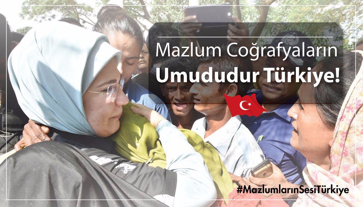 Nerede bir mazlum varsa, nerede bir mağdur varsa Türkiye 🇹🇷 orada ve her daim zalimin karşısında!
#MazlumlarınSesiTürkiye 🇹🇷