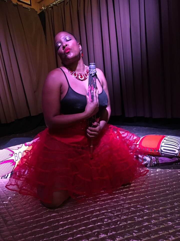 OhBIrresistible's tweet photo. "I'm singing in the rain." Just...uh...about that☝🏽😘 #burlesque #shimmyshack #shimmyshackburlesque #theirresistibleo #petticoat #comedy https://t.co/Agq5b4mGly