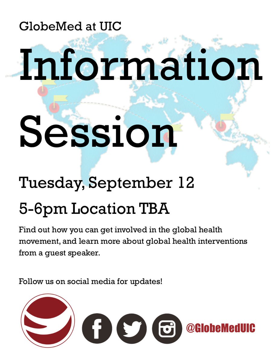Mark your calendars! We will be having an information session on Tues, Sept 12 at 5pm. Stay tuned for location. #nextgengh