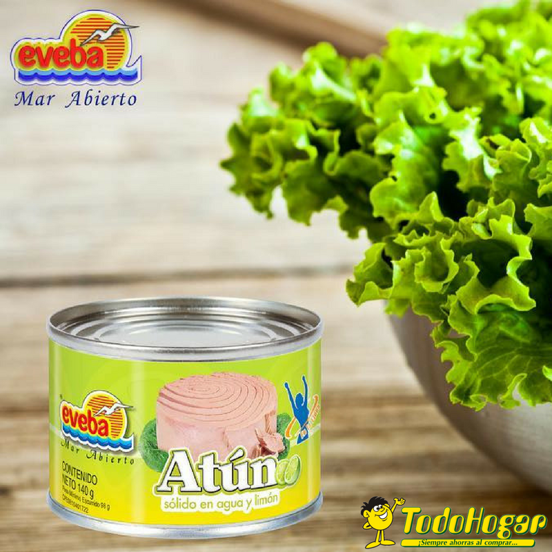 MiTodoHogar's tweet photo. Atún Eveba sólido en agua y limón #todohogar #eveba https://t.co/HrY06ToDgX