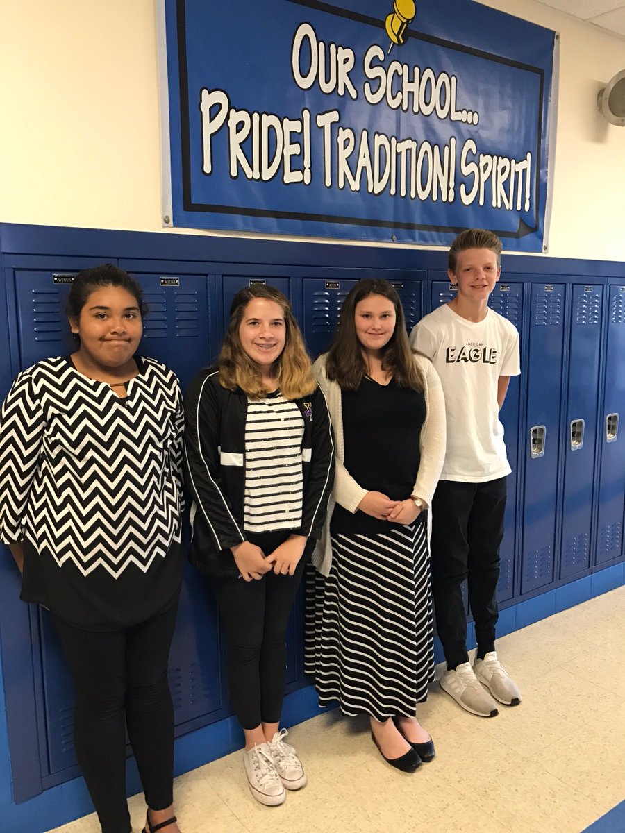 WMS8thGradeTeam's tweet photo. 8th graders dressed as their factions today for Faction Day! We are excited to start reading Divergent! #wms118life https://t.co/gDSI1Xkqmj