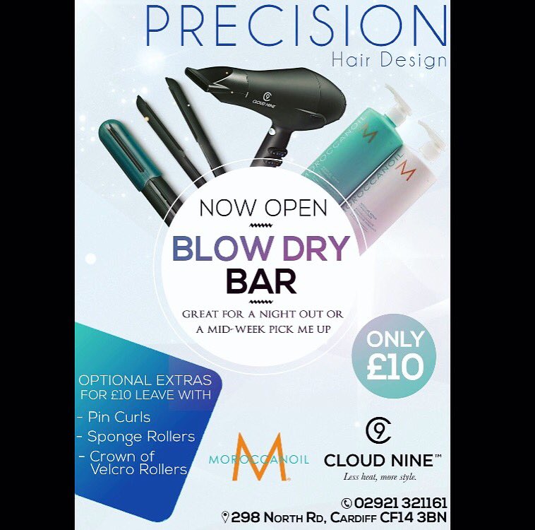 The weekend is nearly upon us 💙 What better way to celebrate than a visit to our Blowdry Bar? Wash and blowdry for £10? Yes please! 🙏🏽
