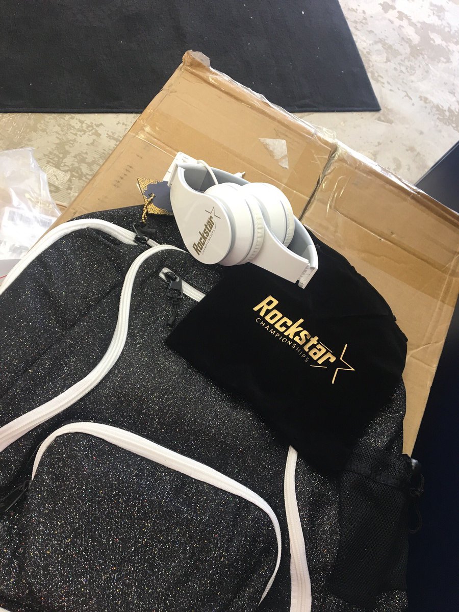 Wow!! Look at some of the goodies our friends @rockstarchamps donated! #allstarsunited #gymshelpinggyms