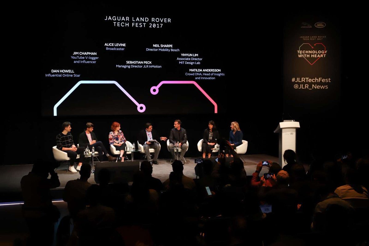 yihyunlim's tweet photo. Great discussion today at #JLRtechfest on future of #mobility and what ownership and luxury means to #millennials. Thank you @jaguar! https://t.co/hpSCeO07ZE