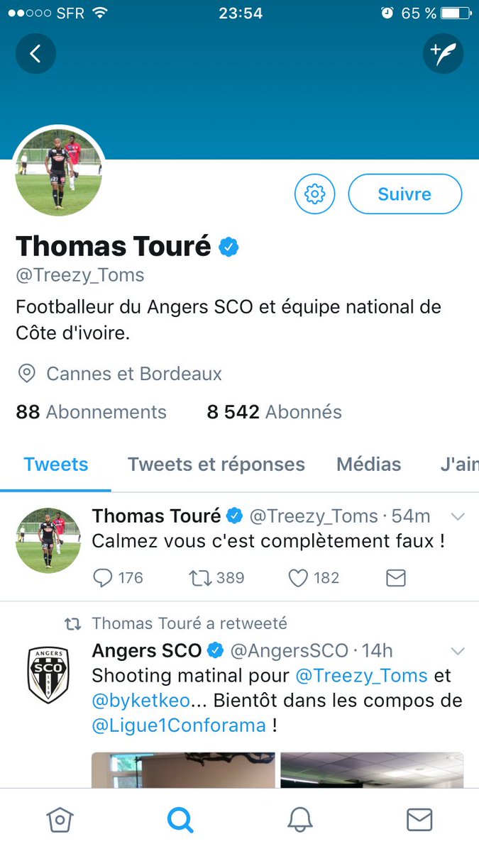 Et les joies de lire le démenti 😂