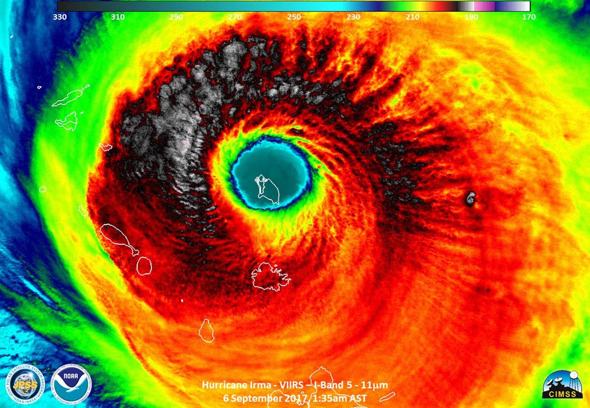 Look #climatechange in the eye #Irma
