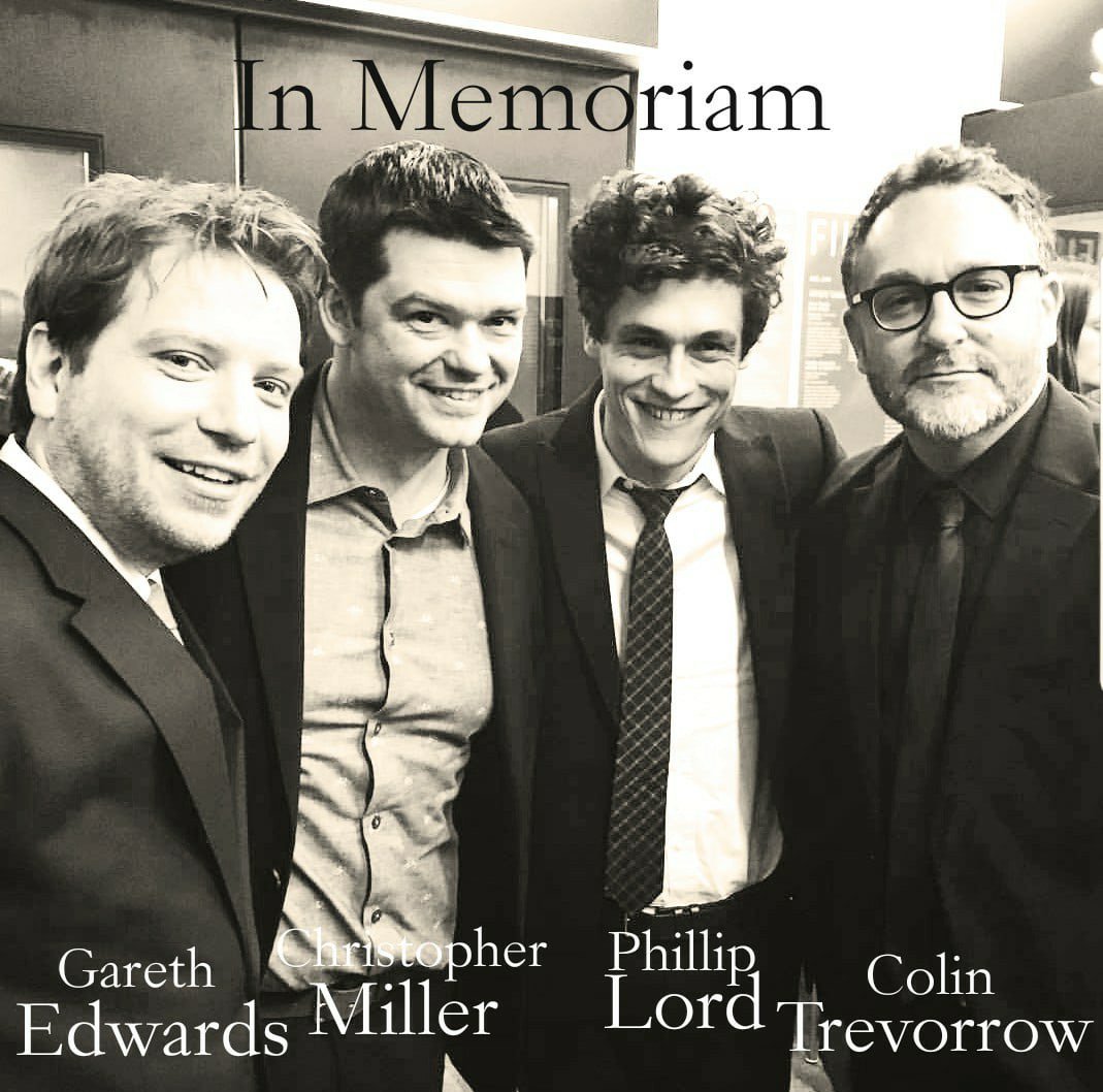 JediRocksPod's tweet photo. In memorium... RIP to the #StarWars directors that Lucasfilm threw out 😔 https://t.co/8BSPE9YAUx