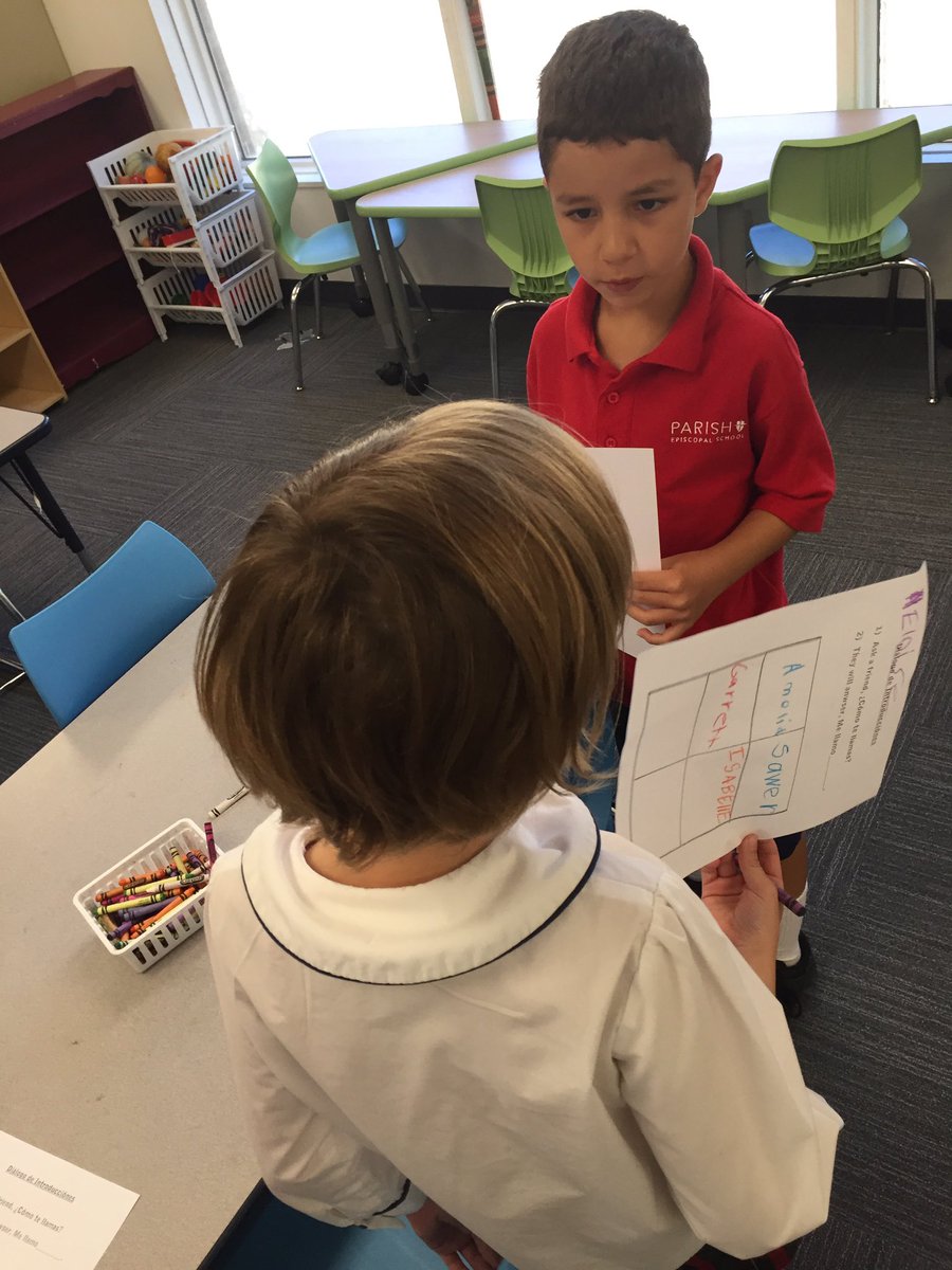 SolisSpanish's tweet photo. Having fun with Spanish dialogue! I love watching my students really want to speak! #LSSpanish #parishLSrocks https://t.co/3wQOaYlPdr