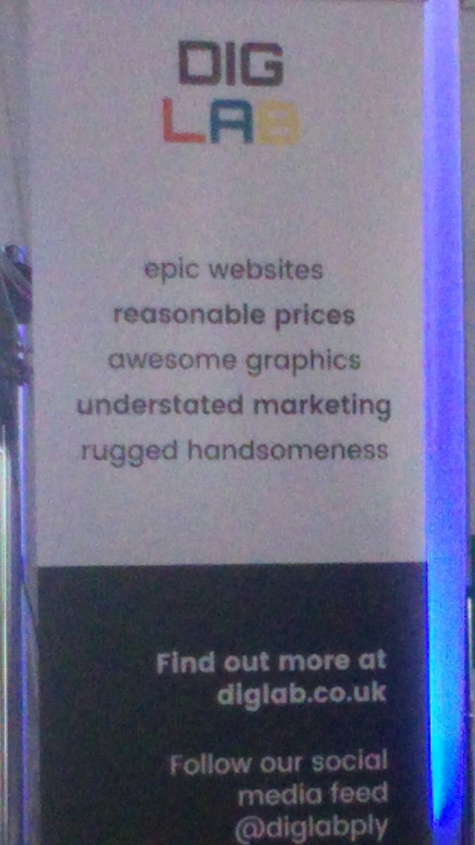 cosmichelenv's tweet photo. PS. Winner of #bestbannerEVER goes to @DigLabPly @DigitalPlymouth #DigiPlymConf @Socentcity  #readitproperly https://t.co/GnlRBX01wN