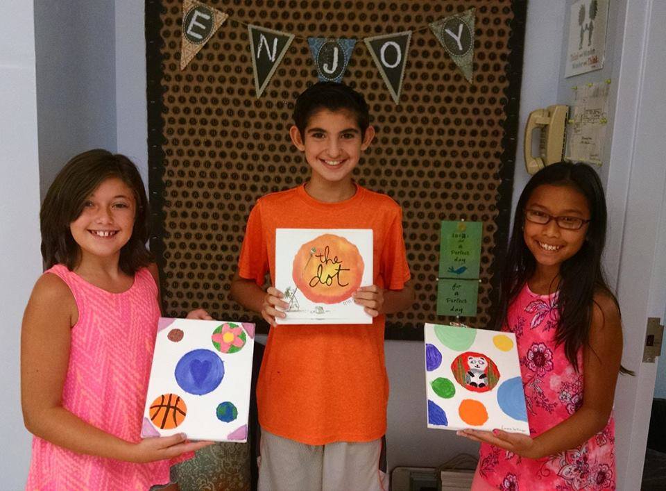 AngelaAbend's tweet image. #fablelearnchat Oceanside PROJECT EXTRA loves #DotDay!