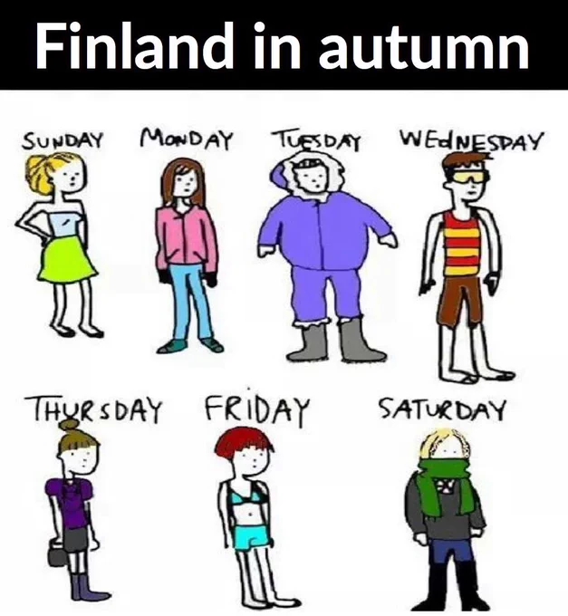 フィンランドの秋…涼しかったり暑かったり激寒だったり忙しい☃️ 