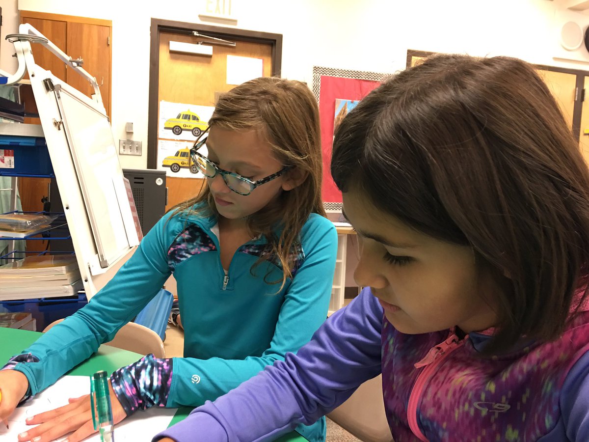 Teamwork in action in fourth grade!