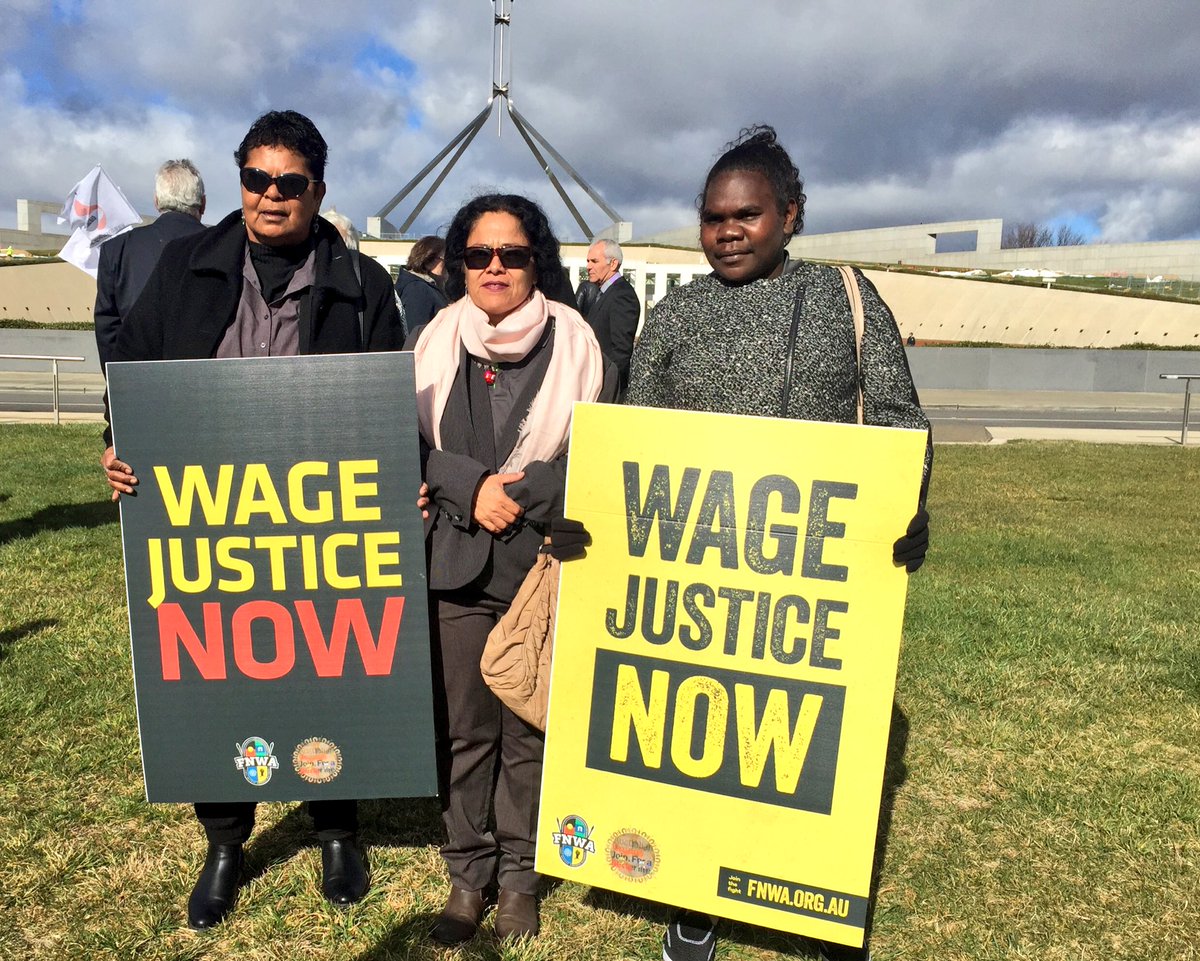 BrioneeNoonan's tweet photo. Maria Harvey (CEO) and delegates from Tiwi Islands Training and Employment Board #WageJusticeNow #CDP #FNWA https://t.co/IZJpEHDEMI