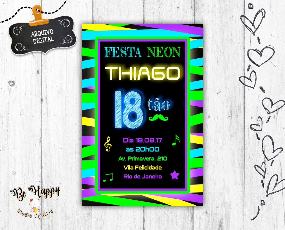 behappystudioc's tweet photo. Convite digital Neon #convitedigital #festaneon #baladaconvite #conviteneon #conviteneonparty #neonparty #convitedigitalneonparty https://t.co/cibK6ikuBe