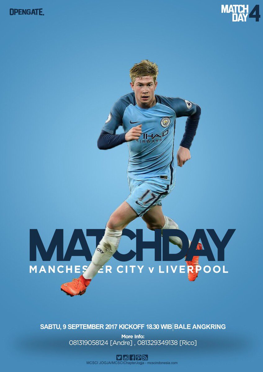 MCSCI_JOGJA's tweet photo. #jogja sabtu, 9/8/17 O.G 18.00 | #NobarMC ManCity v Liverpool | @Bale_angkring | htm: 3k/5k + order | Cp: 081319058124
#ctid https://t.co/b85wVTgM4w