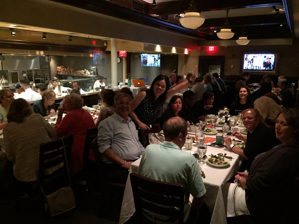 Fantastic dinner with accountants and bookkeepers. Always fun teaching folks all they need to know about <a href="/ReceiptBank/">RB</a>!