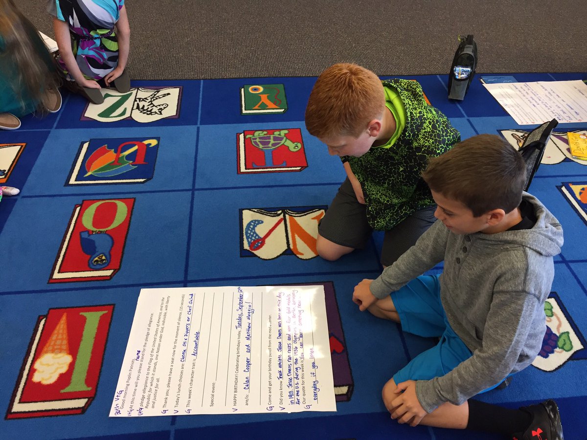 PoplinESNC's tweet image. Practicing scripts for live morning announcements with green screen in the Media Center!#TeamPoplin #TeamUCPS #PoplinPrincipal @AGHoulihan