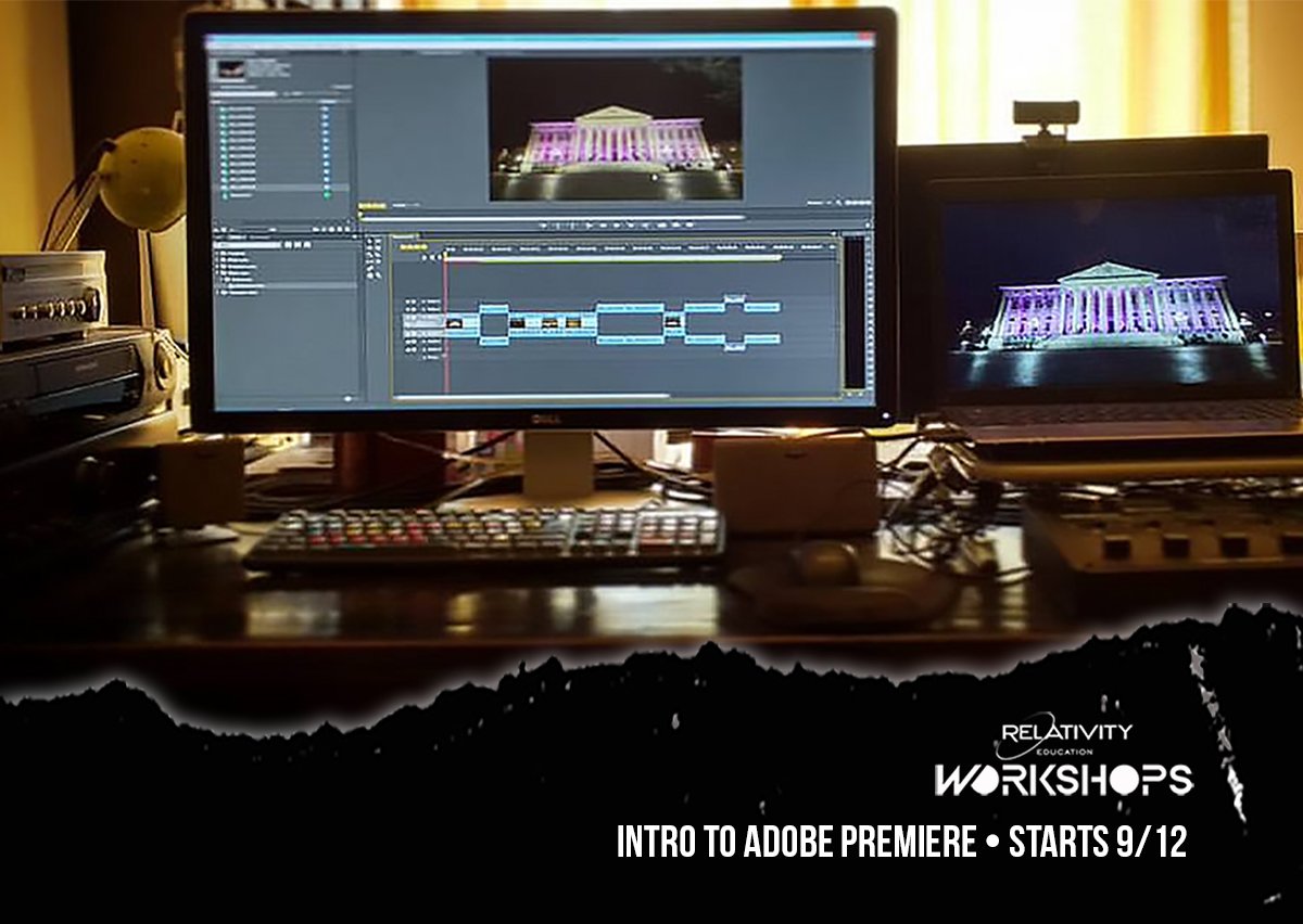 InStudioHCLA's tweet photo. Empower your #editing skills & gain understanding of #postproduction techniques w/ #AdobePremiere https://t.co/62wssFBZ1L #relworkshops #LA https://t.co/03scW9yx3X
