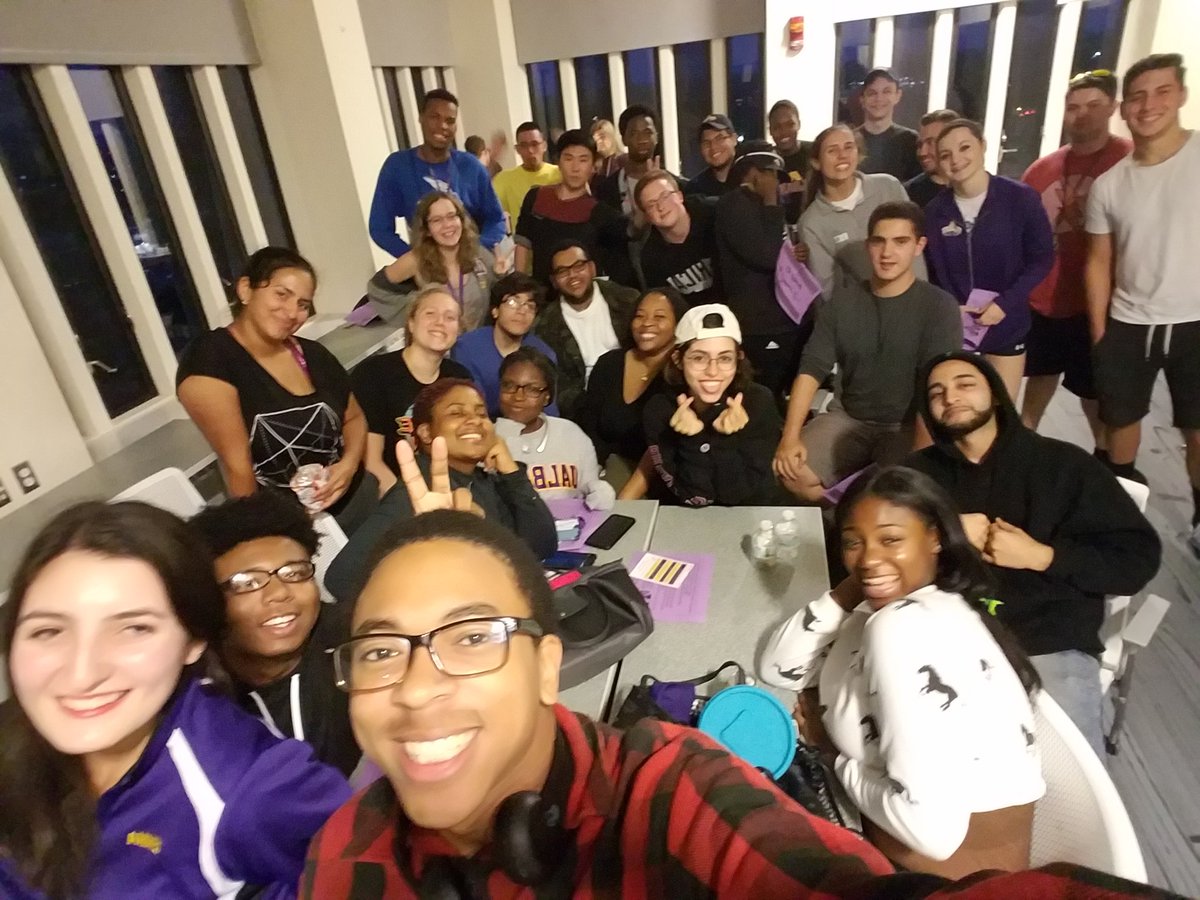 OL_Darius's tweet photo. It's all blurry fun and games with our #GOLDSQUAD @OL_EmmaT . I'll always be grateful for the wonderful summer they gave us 💛💜💛💜 https://t.co/JmmcKrUut0