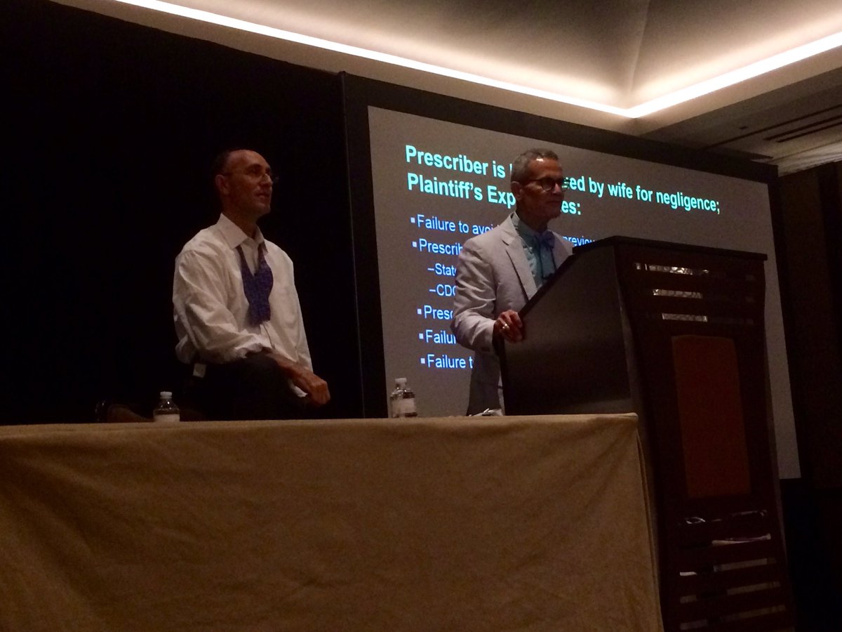 EricaWegrzyn's tweet photo. @JeffreyFudin and @JeffreyGudin reviewing court cases @PAINWeek https://t.co/Yq7kkD3aWm