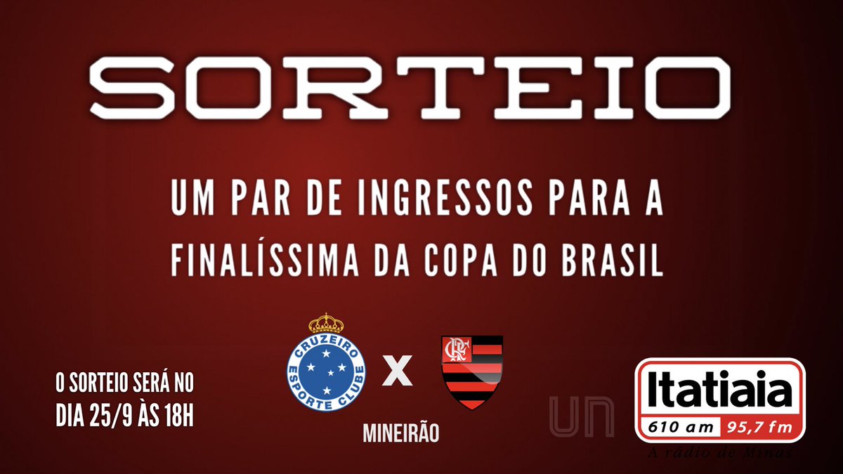 #FinalÉnaITATIAIA | A Itatiaia não te deixa fora da Final! Basta nos seguir, seguir o <a href="/samuelvenancio/">sᴀᴍᴜᴇʟ ᴠᴇɴᴀ̂ɴᴄɪo ™</a> e dar RT! sorteia.eu/fHa