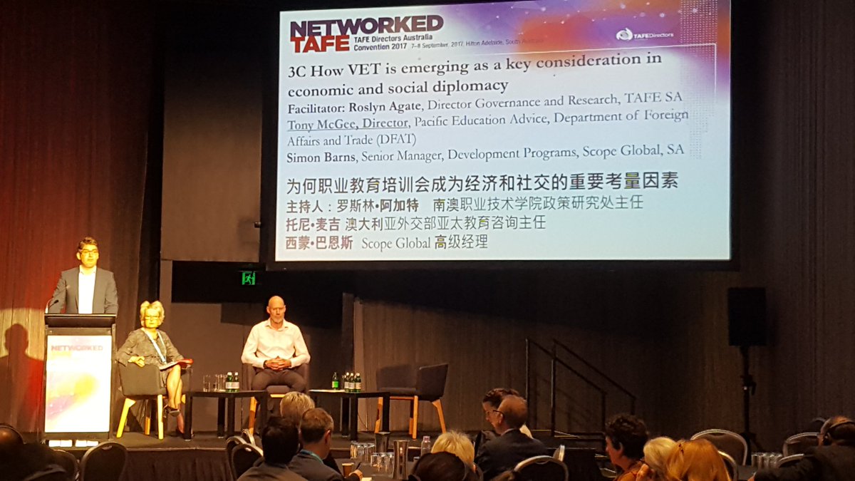SebSabogal's tweet photo. Great for Simon Barns from @scopeglobal to present on the range of skills development programs we are implementing across APAC #TDAConv2017 https://t.co/opMFg4Xths