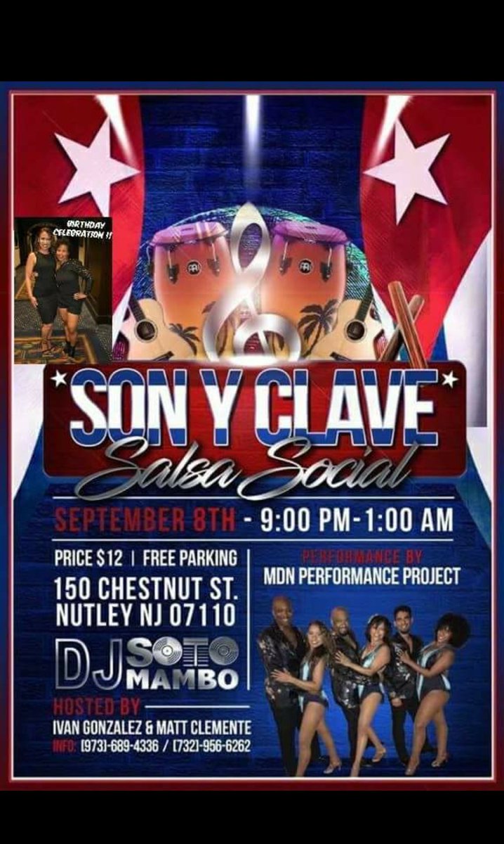 laughlovelive12's tweet image. Grand Opening * Son Y Clave Salsa Social !!!* 9-8 at 9pm - 1am.
#SonYClaveSalsaSocial #NJSalsa #NYSalsa #SalsaLife
 Let&apos;s Go!!