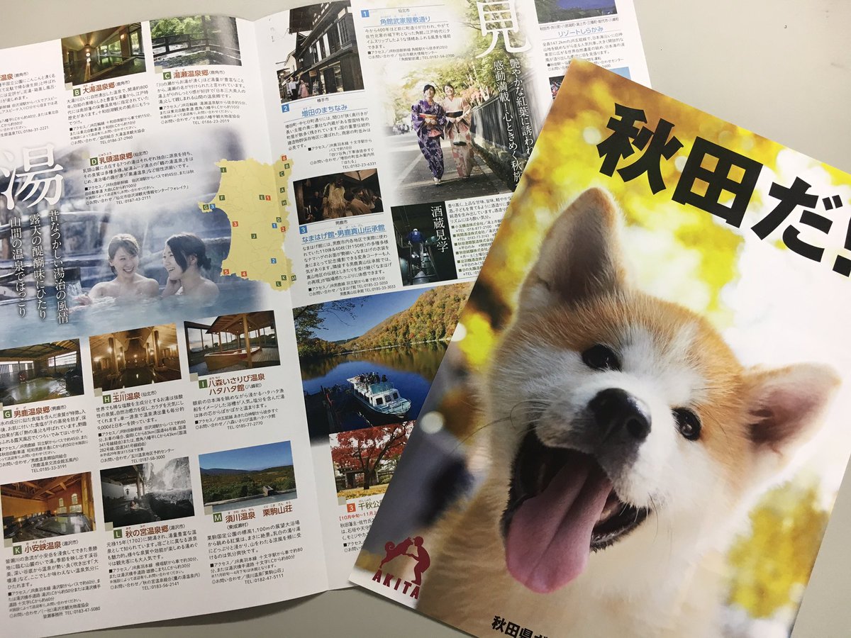 プロダクション 株 Showme 右ページにタレントの綾恵 左ページにモデルのさゆとゆりあ 秋田県ガイドブック 秋 に掲載されてます 見てたんせ W