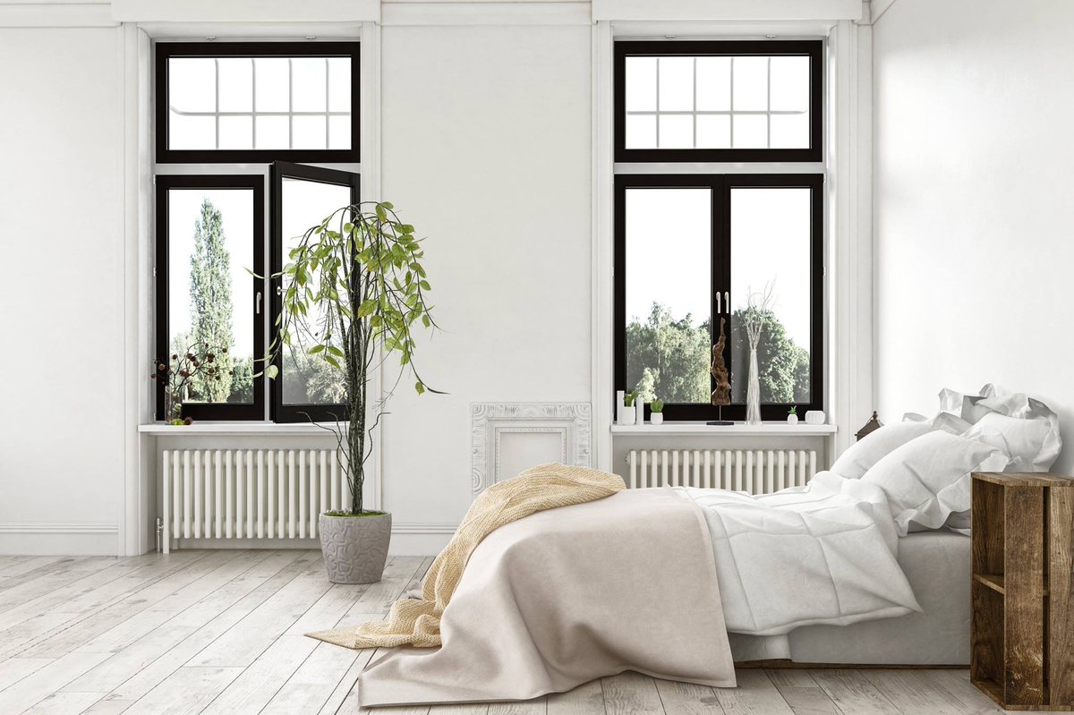 The air inside can be more polluted than the air outside. Remember to open your windows and doors when you can to get some fresh air flow 🌫