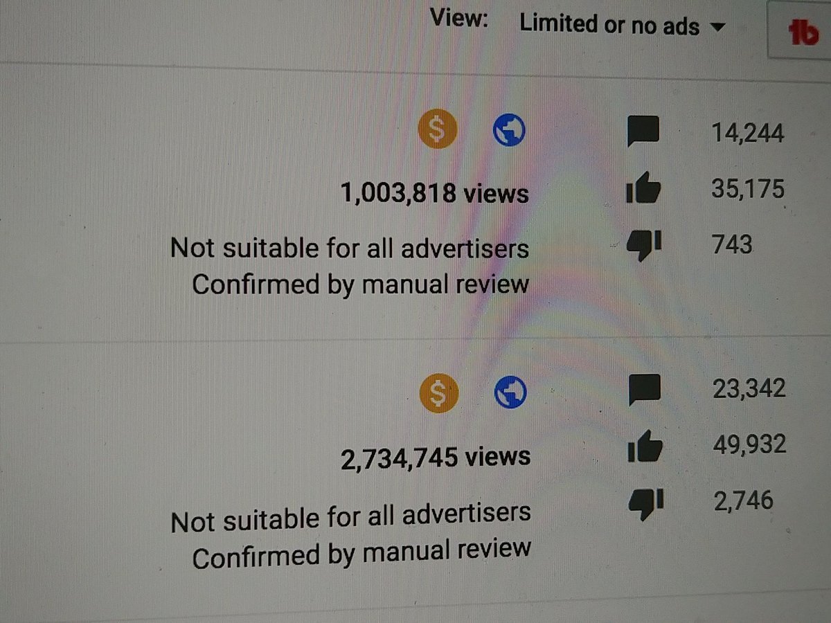I'm not uploading anymore until <a href="/YouTube/">YouTube</a> gets their Shi* together. How can G rated content get demonitized? WTF!!!!!!!!